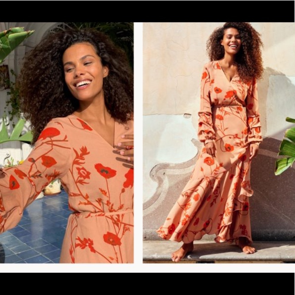 Joanna Ortiz x HM Floral Wrap Dress